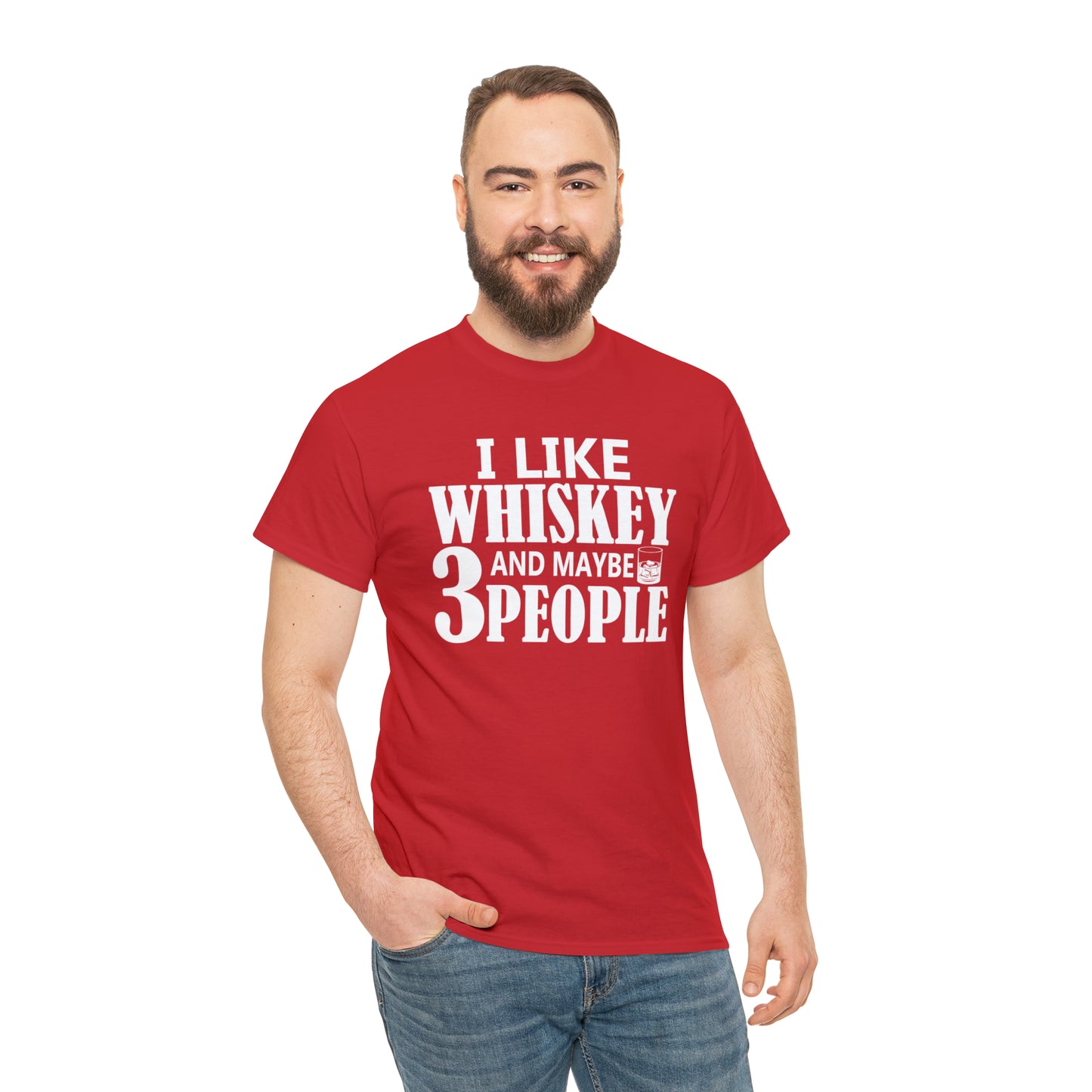 "I Like Whiskey & Like 3 People" T-Shirt - Weave Got Gifts - Unique Gifts You Won’t Find Anywhere Else!