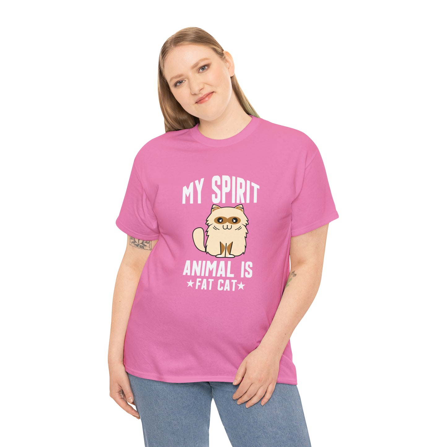 "Fat Cat Spirit Animal" T-Shirt - Weave Got Gifts - Unique Gifts You Won’t Find Anywhere Else!