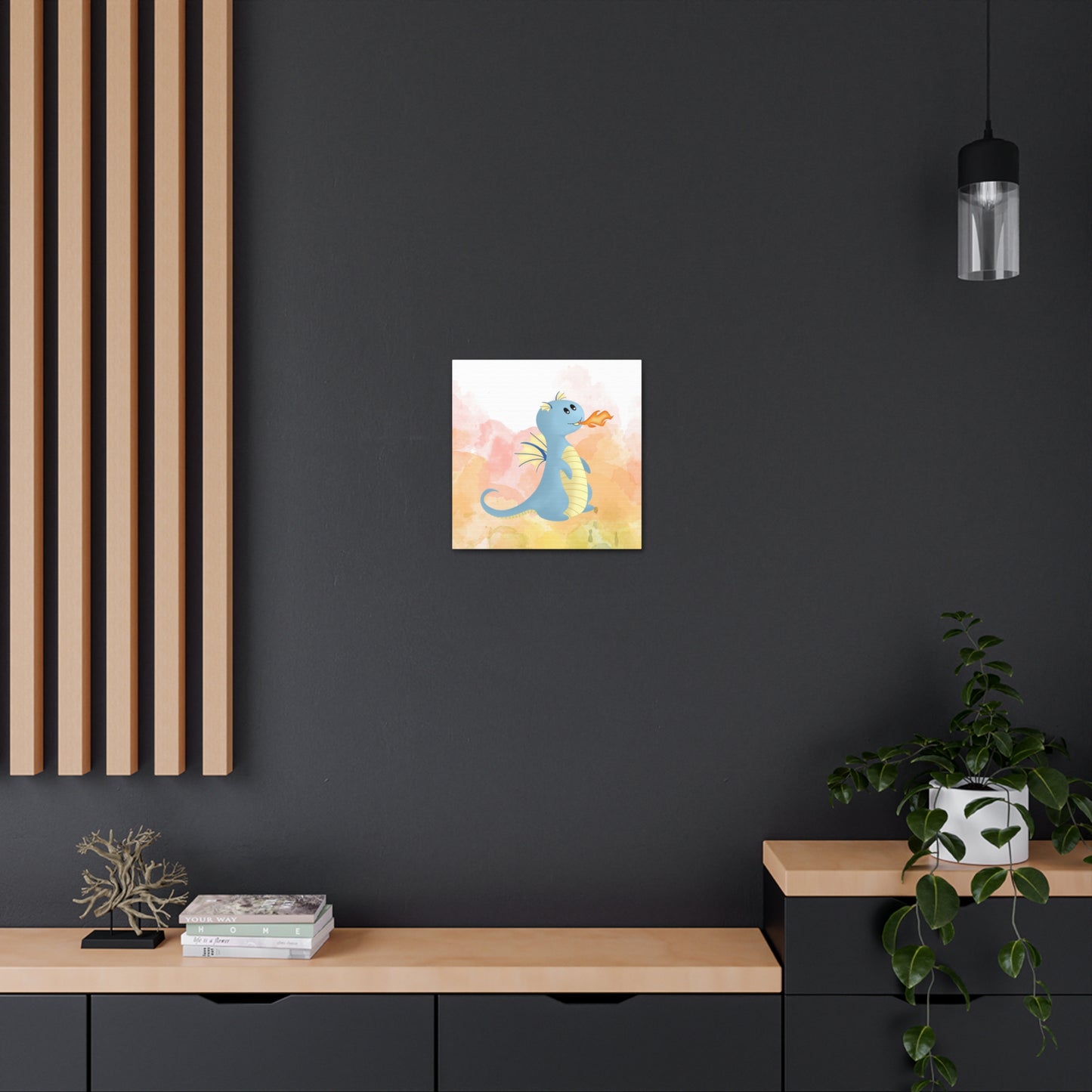 "Fire Dragon" Kids Wall Art - Weave Got Gifts - Unique Gifts You Won’t Find Anywhere Else!