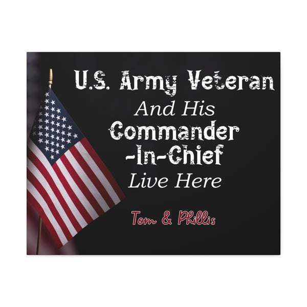 Custom "US Army Veteran" Wall Art - Weave Got Gifts - Unique Gifts You Won’t Find Anywhere Else!