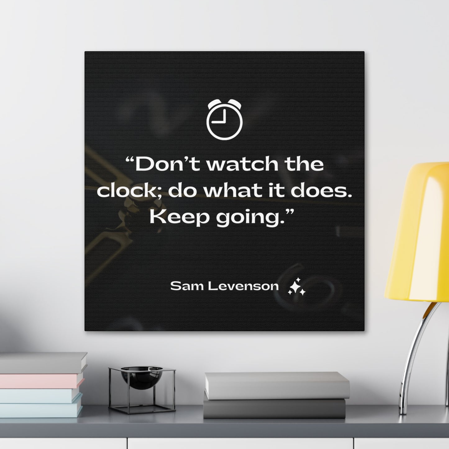 "Don't Watch The Clock, Keep Going" Wall Art - Weave Got Gifts - Unique Gifts You Won’t Find Anywhere Else!