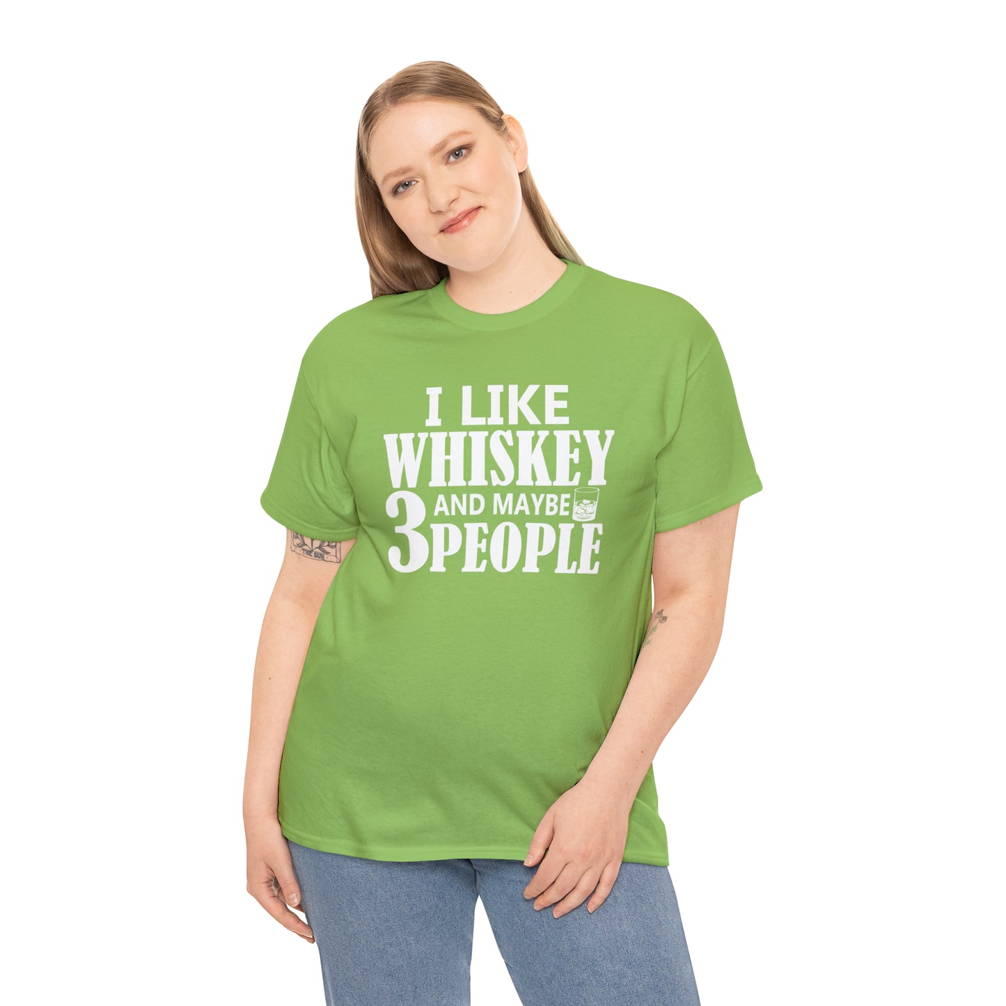 "I Like Whiskey & Like 3 People" T-Shirt - Weave Got Gifts - Unique Gifts You Won’t Find Anywhere Else!