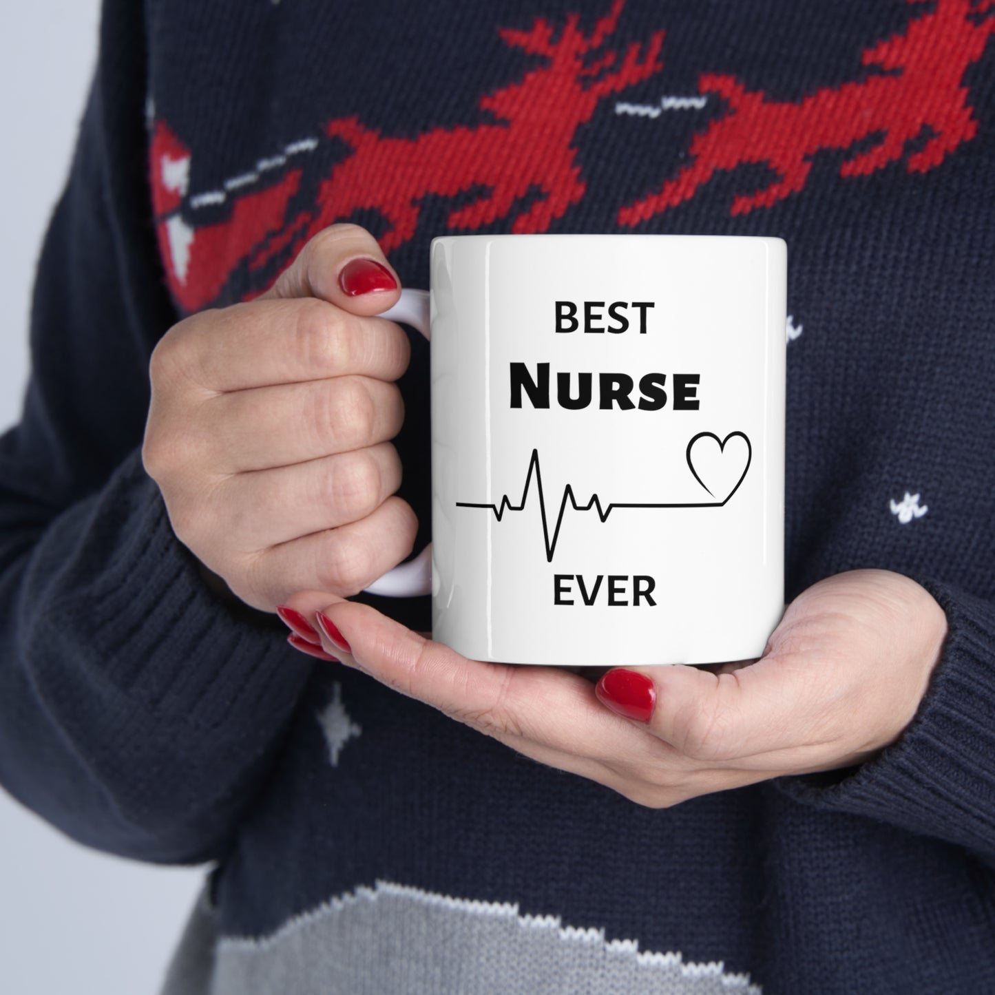 Thoughtful nurse gift coffee mug for birthdays, appreciation, or celebrations
