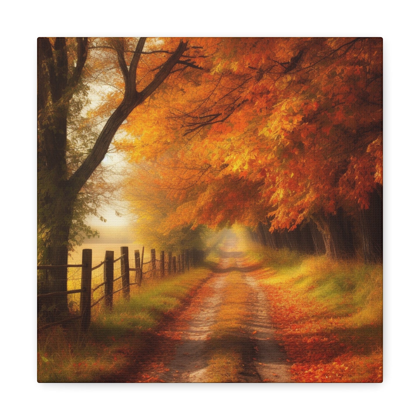 "Autumn Farm Road Journey" Wall Art - Weave Got Gifts - Unique Gifts You Won’t Find Anywhere Else!