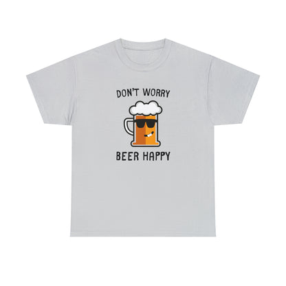 "Don't Worry, Beer Happy" T-Shirt - Weave Got Gifts - Unique Gifts You Won’t Find Anywhere Else!