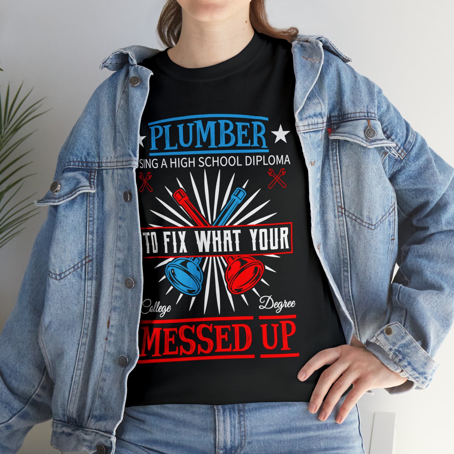 "Plumber" T-Shirt - Weave Got Gifts - Unique Gifts You Won’t Find Anywhere Else!