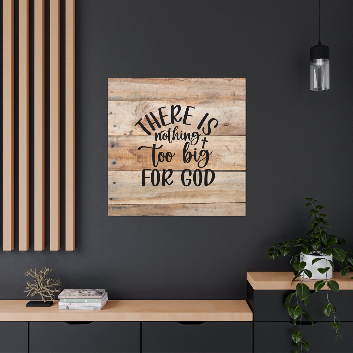 "There Is Nothing Too Big For God" Wall Art - Weave Got Gifts - Unique Gifts You Won’t Find Anywhere Else!