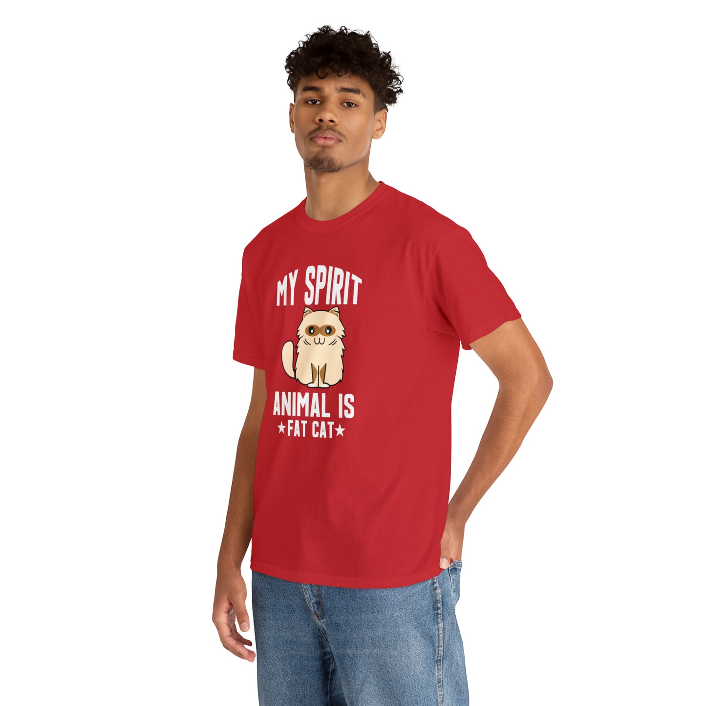 "Fat Cat Spirit Animal" T-Shirt - Weave Got Gifts - Unique Gifts You Won’t Find Anywhere Else!