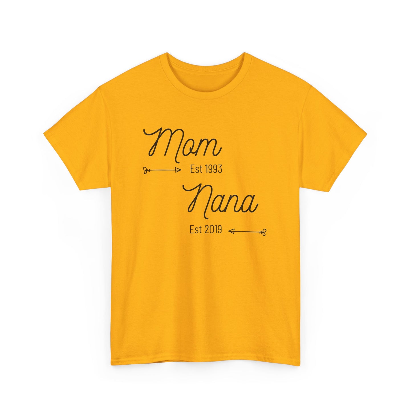 Personalized nana t-shirt for gifts
