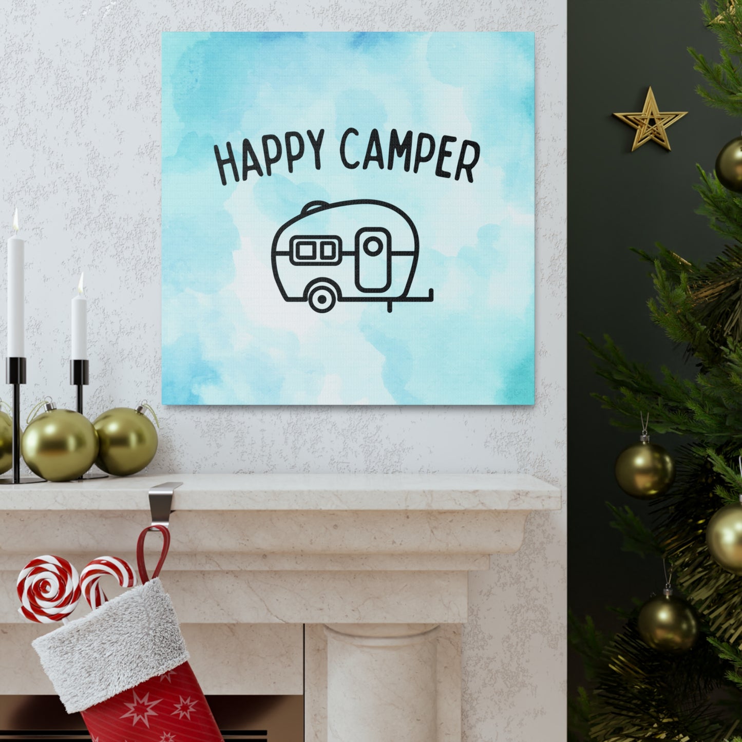 "Happy Camper" Wall Art - Weave Got Gifts - Unique Gifts You Won’t Find Anywhere Else!