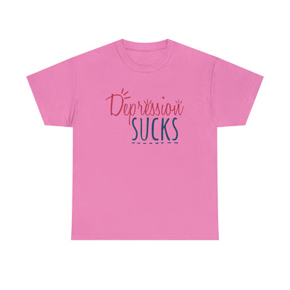 "Depression Sucks" T-Shirt - Weave Got Gifts - Unique Gifts You Won’t Find Anywhere Else!