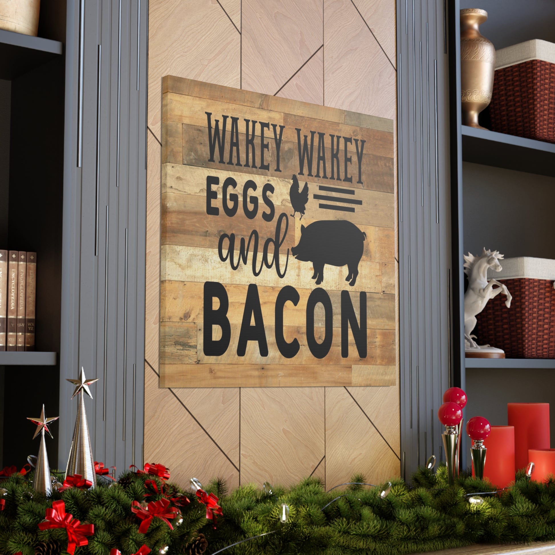 "Wakey Wakey Eggs And Bacon" Wall Art - Weave Got Gifts - Unique Gifts You Won’t Find Anywhere Else!