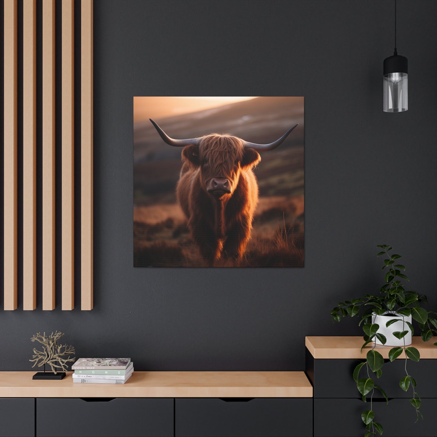 "Highland Cow Photo" Wall Art - Weave Got Gifts - Unique Gifts You Won’t Find Anywhere Else!