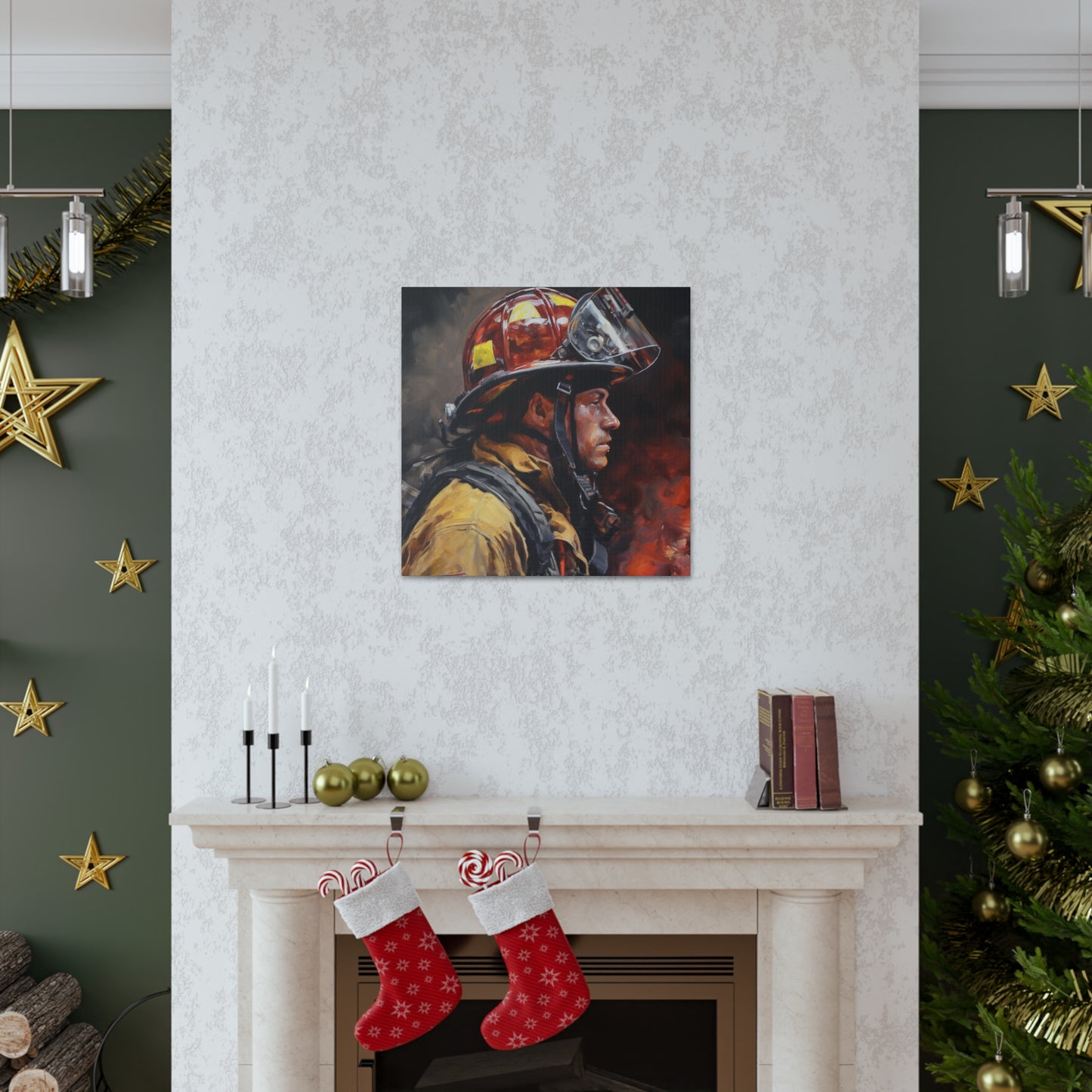 "Firefighter" Hero" Wall Art - Weave Got Gifts - Unique Gifts You Won’t Find Anywhere Else!