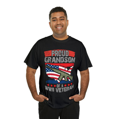 "Grandson Of WW2 Veteran" T-Shirt - Weave Got Gifts - Unique Gifts You Won’t Find Anywhere Else!