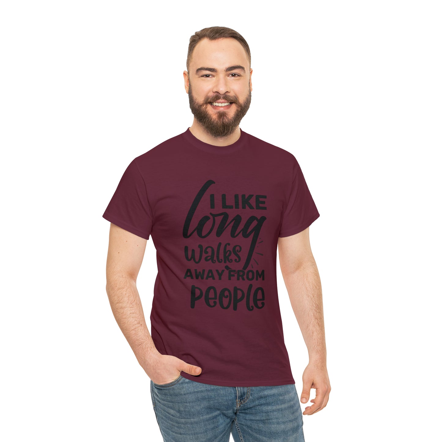 "I Like Long Walks Away From People" T-Shirt - Weave Got Gifts - Unique Gifts You Won’t Find Anywhere Else!