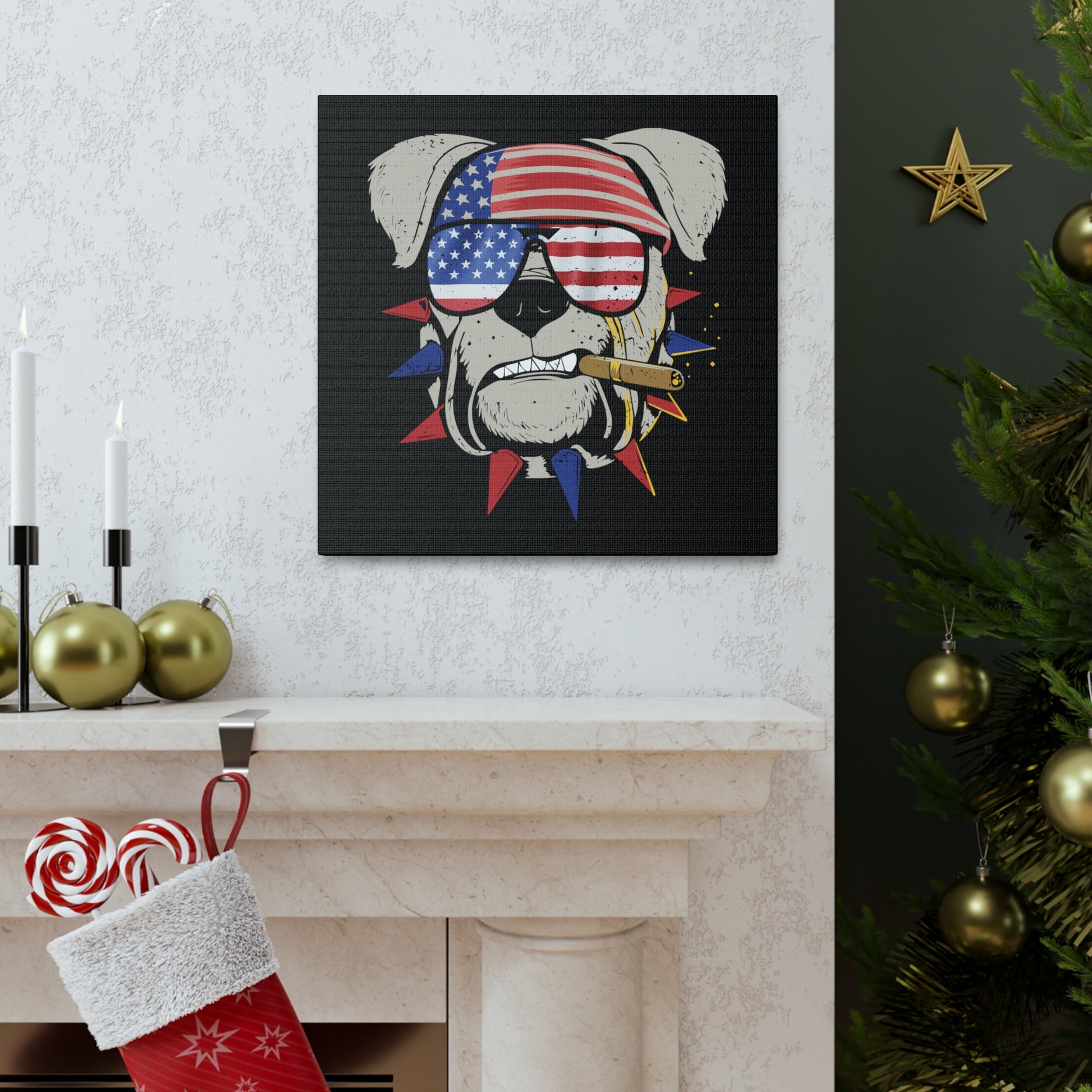 "American Bulldog" Wall Art - Weave Got Gifts - Unique Gifts You Won’t Find Anywhere Else!