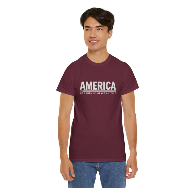 American - God Shed His Grace On Thee: T-Shirt