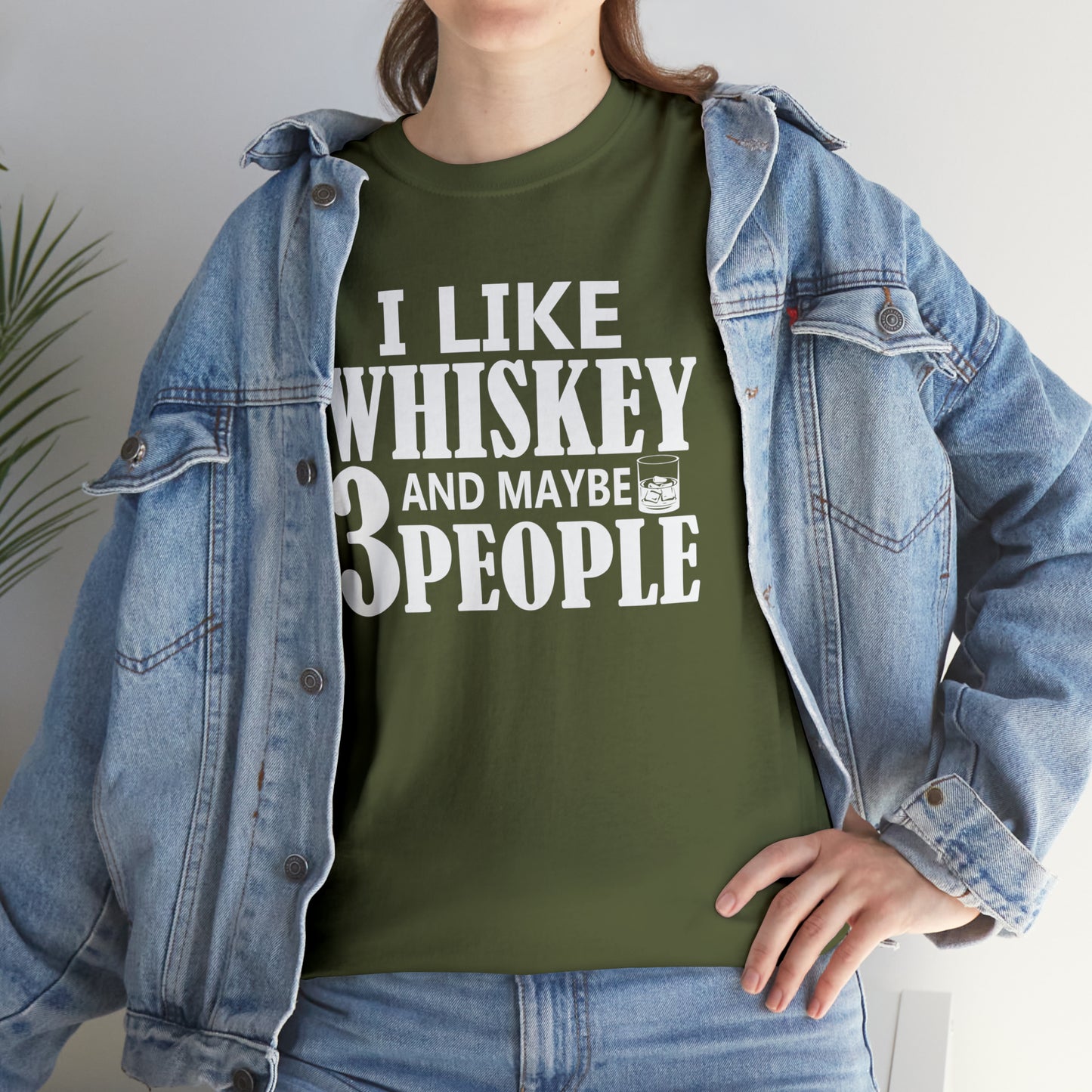 "I Like Whiskey & Like 3 People" T-Shirt - Weave Got Gifts - Unique Gifts You Won’t Find Anywhere Else!