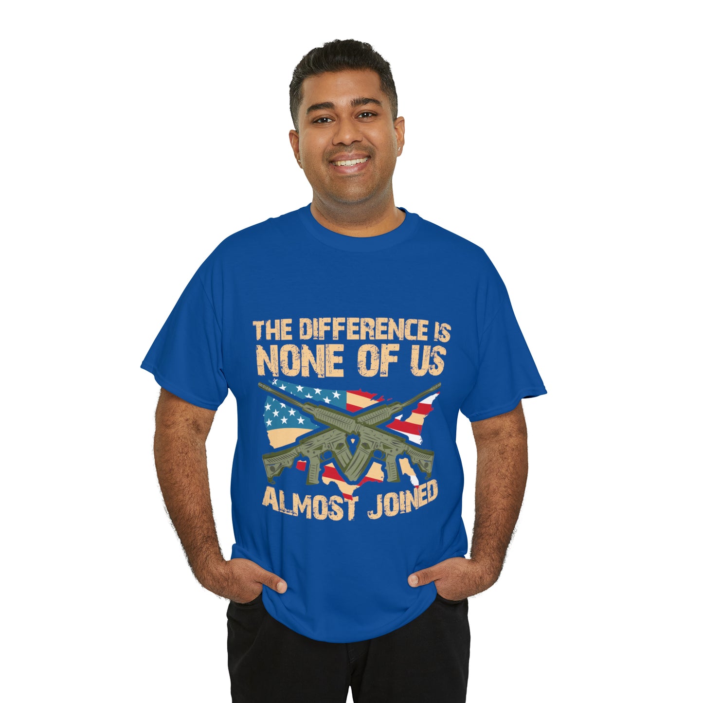 "None Of Us Almost Joined" Veteran T-Shirt - Weave Got Gifts - Unique Gifts You Won’t Find Anywhere Else!