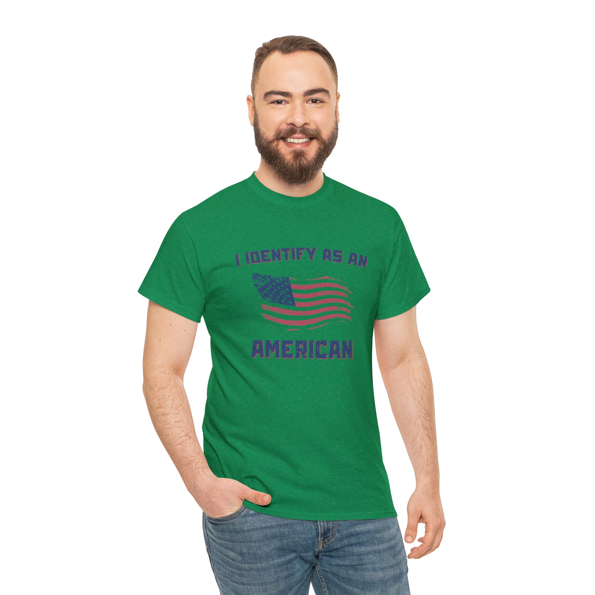 "I Identify As An American" T-Shirt - Weave Got Gifts - Unique Gifts You Won’t Find Anywhere Else!