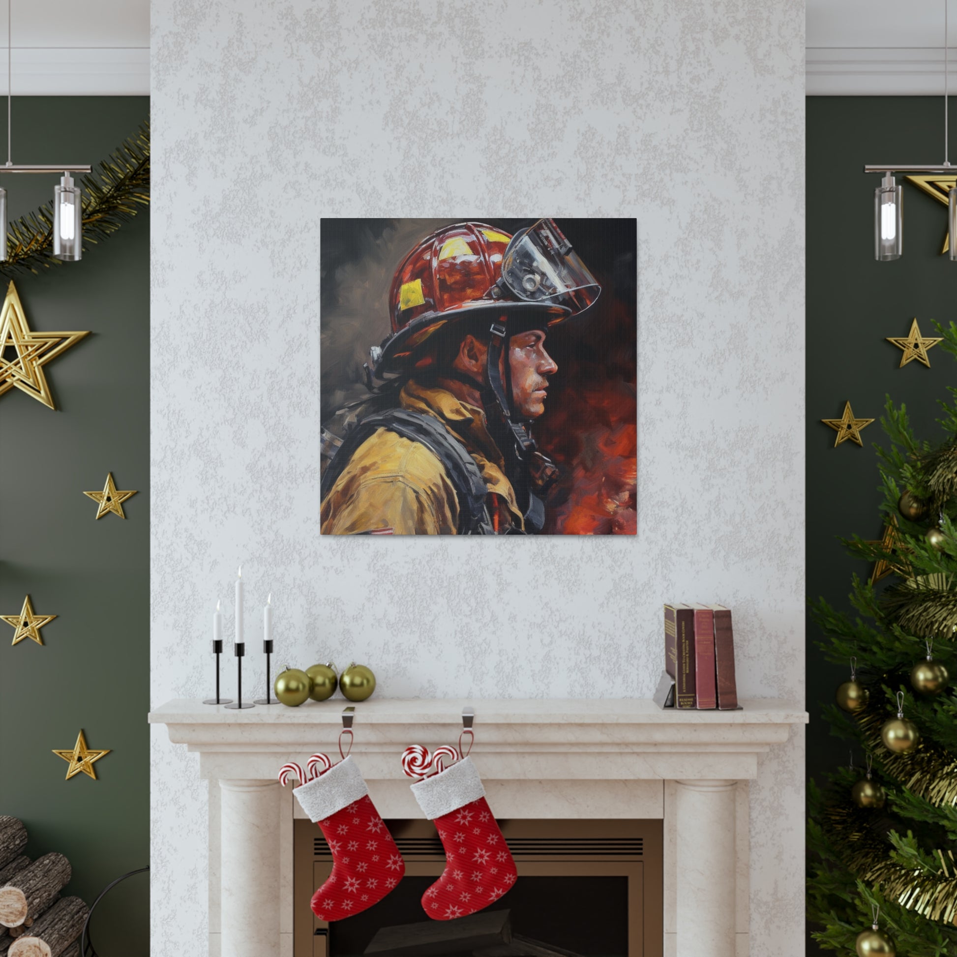 "Firefighter" Hero" Wall Art - Weave Got Gifts - Unique Gifts You Won’t Find Anywhere Else!