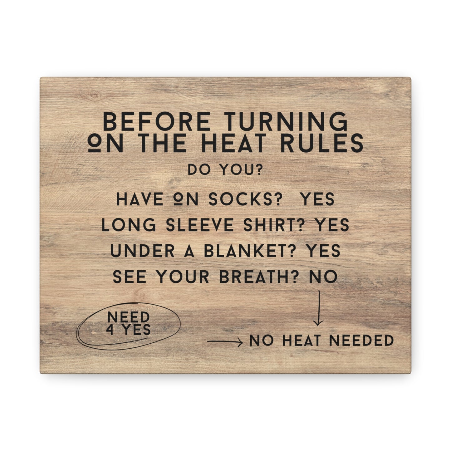 "Before Turning On That Heat" Wall Art - Weave Got Gifts - Unique Gifts You Won’t Find Anywhere Else!