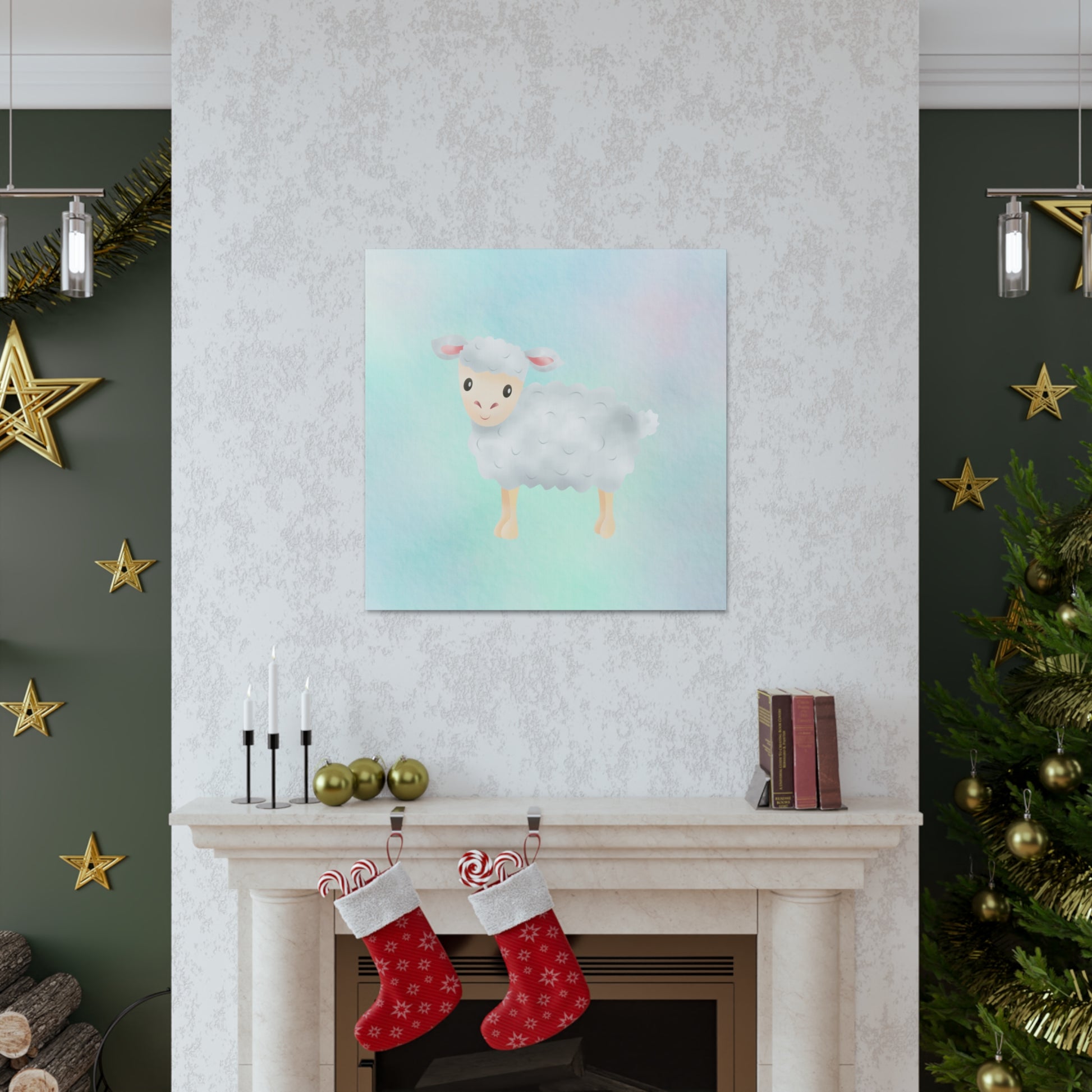 "Baby Lamb" Wall Art - Weave Got Gifts - Unique Gifts You Won’t Find Anywhere Else!