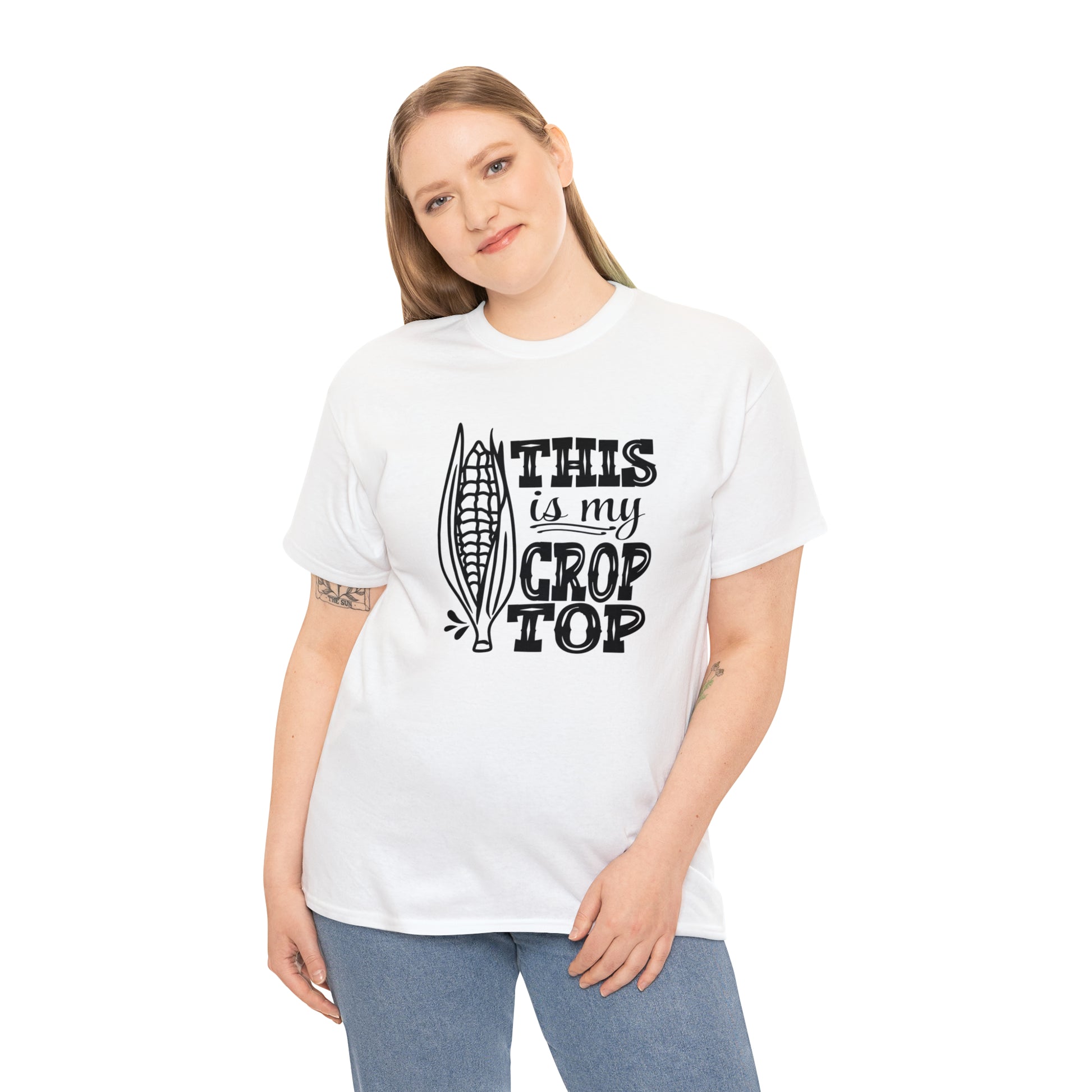 "This Is My Crop Top" T-Shirt - Weave Got Gifts - Unique Gifts You Won’t Find Anywhere Else!