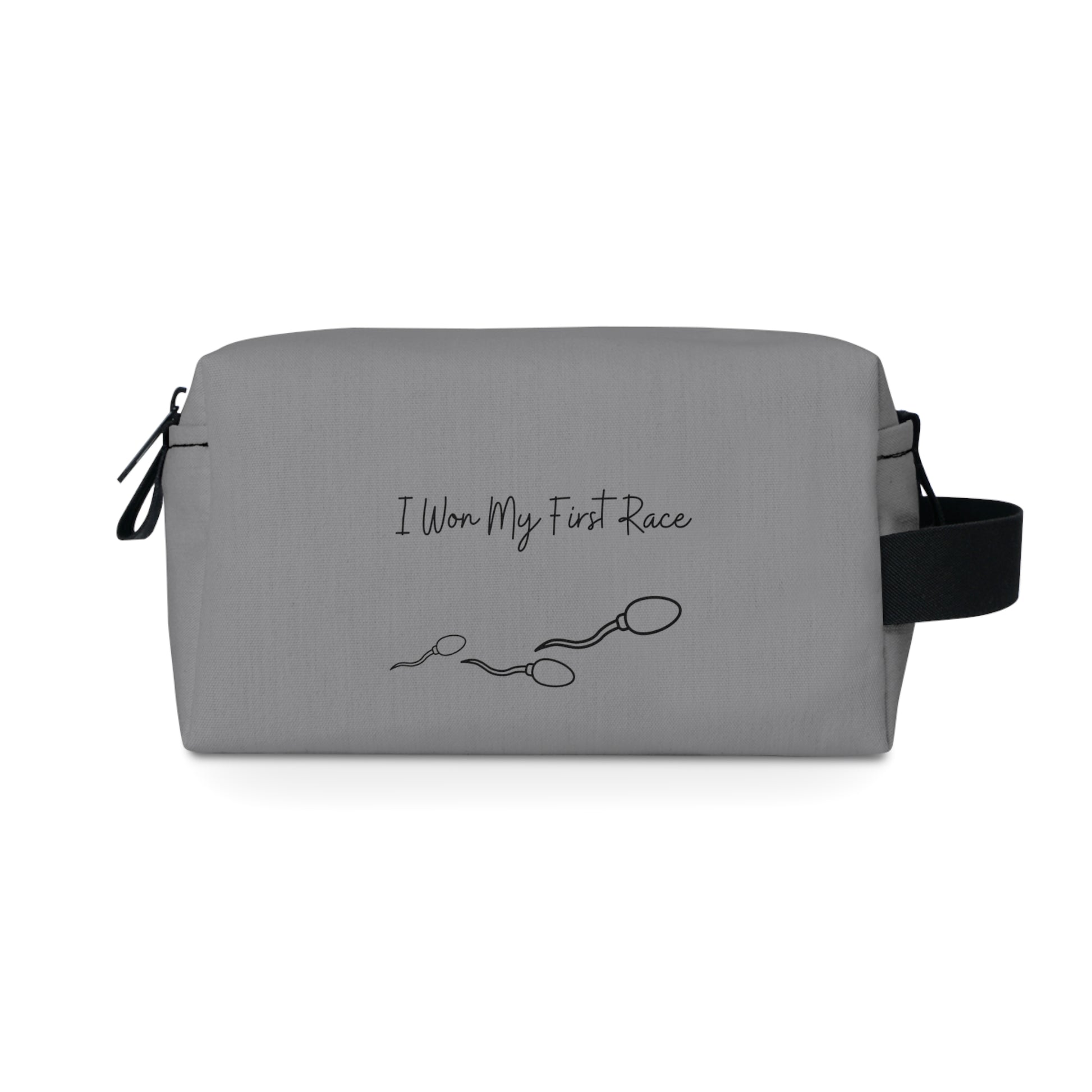 "I Won My First Race" Adult Toiletry Bag - Weave Got Gifts - Unique Gifts You Won’t Find Anywhere Else!