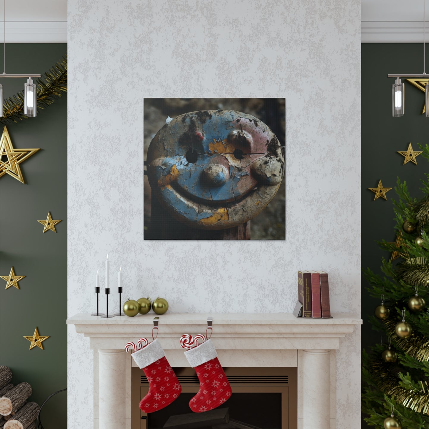 "Unique Antique Smiling Metal" Wall Art - Weave Got Gifts - Unique Gifts You Won’t Find Anywhere Else!