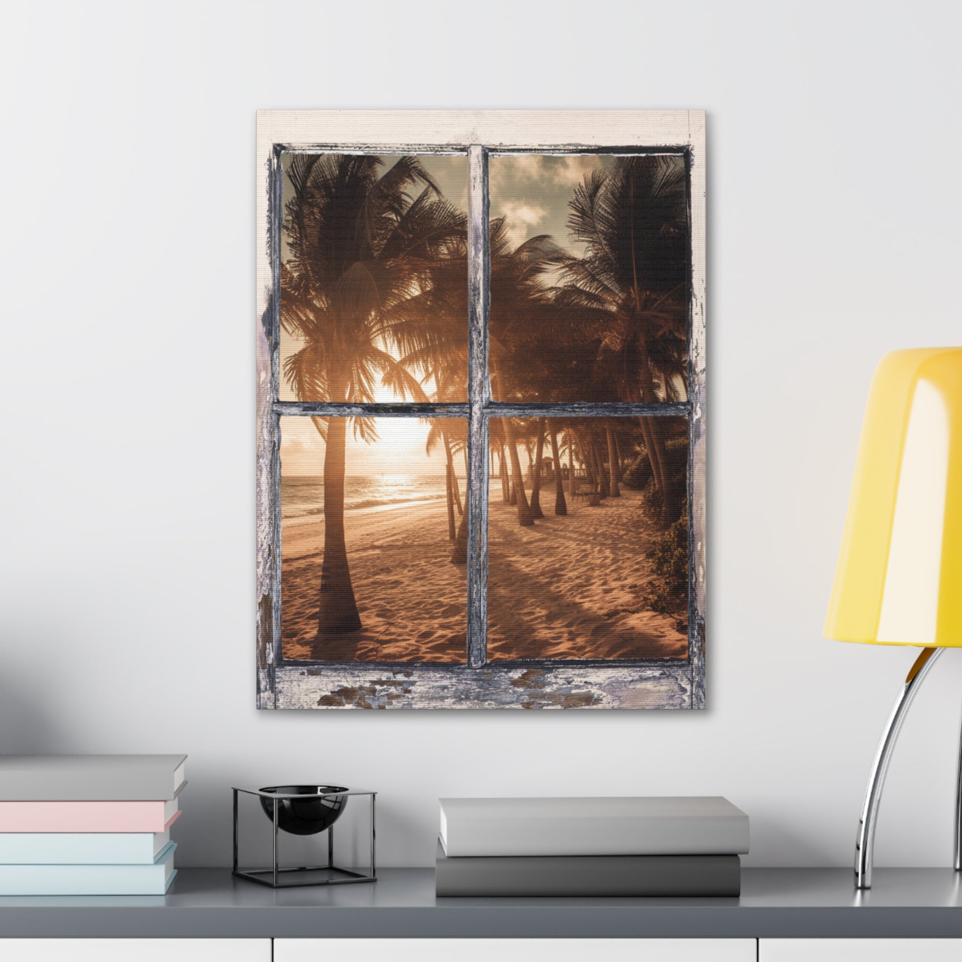 "Palm Tree Beach" Wall Art - Weave Got Gifts - Unique Gifts You Won’t Find Anywhere Else!