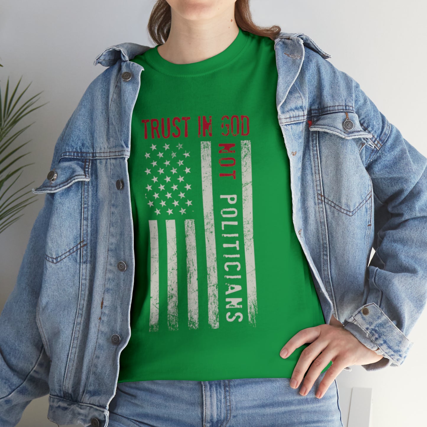 "Trust In God, Not Politicians" T-Shirt - Weave Got Gifts - Unique Gifts You Won’t Find Anywhere Else!