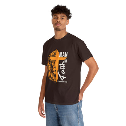 "Man Of Faith" T-Shirt - Weave Got Gifts - Unique Gifts You Won’t Find Anywhere Else!