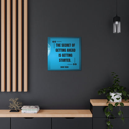 "The Secret To Getting Ahead" Wall Art - Weave Got Gifts - Unique Gifts You Won’t Find Anywhere Else!