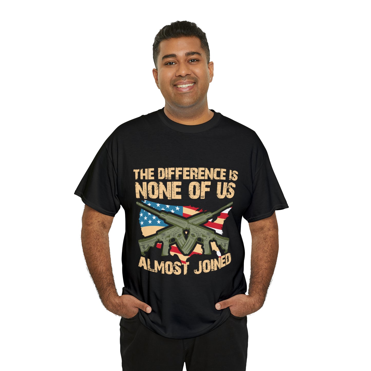 "None Of Us Almost Joined" Veteran T-Shirt - Weave Got Gifts - Unique Gifts You Won’t Find Anywhere Else!