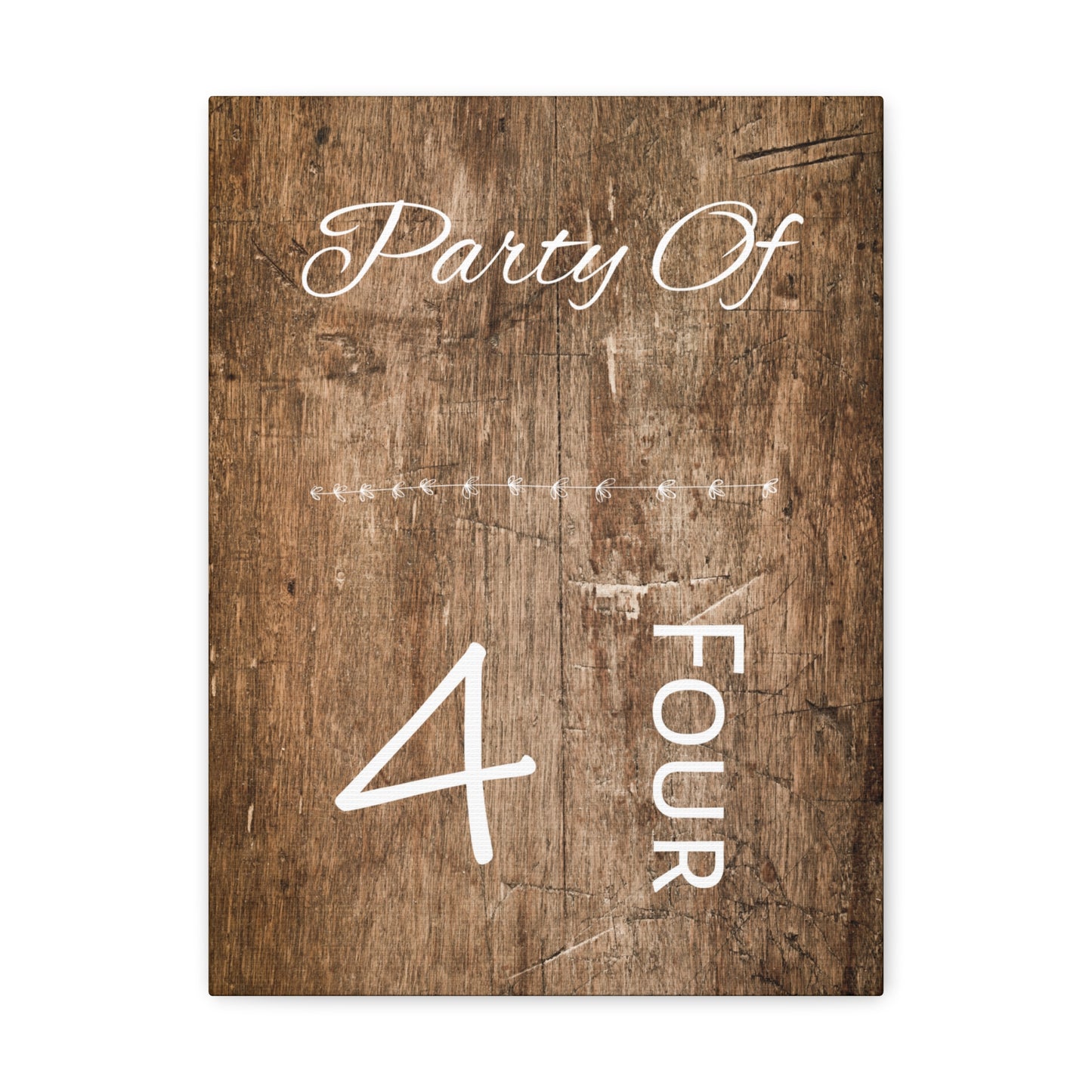 "Party Of 4" Wall Art - Weave Got Gifts - Unique Gifts You Won’t Find Anywhere Else!