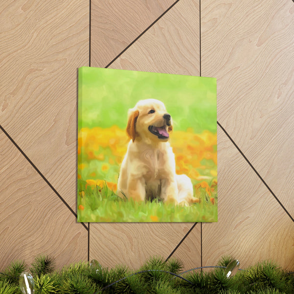 "Dog Painting Photo" Custom Wall Art - Weave Got Gifts - Unique Gifts You Won’t Find Anywhere Else!