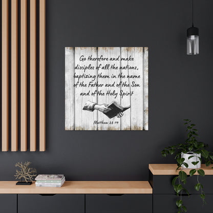 "Go Therefore And Make Disciples" Wall Art - Weave Got Gifts - Unique Gifts You Won’t Find Anywhere Else!