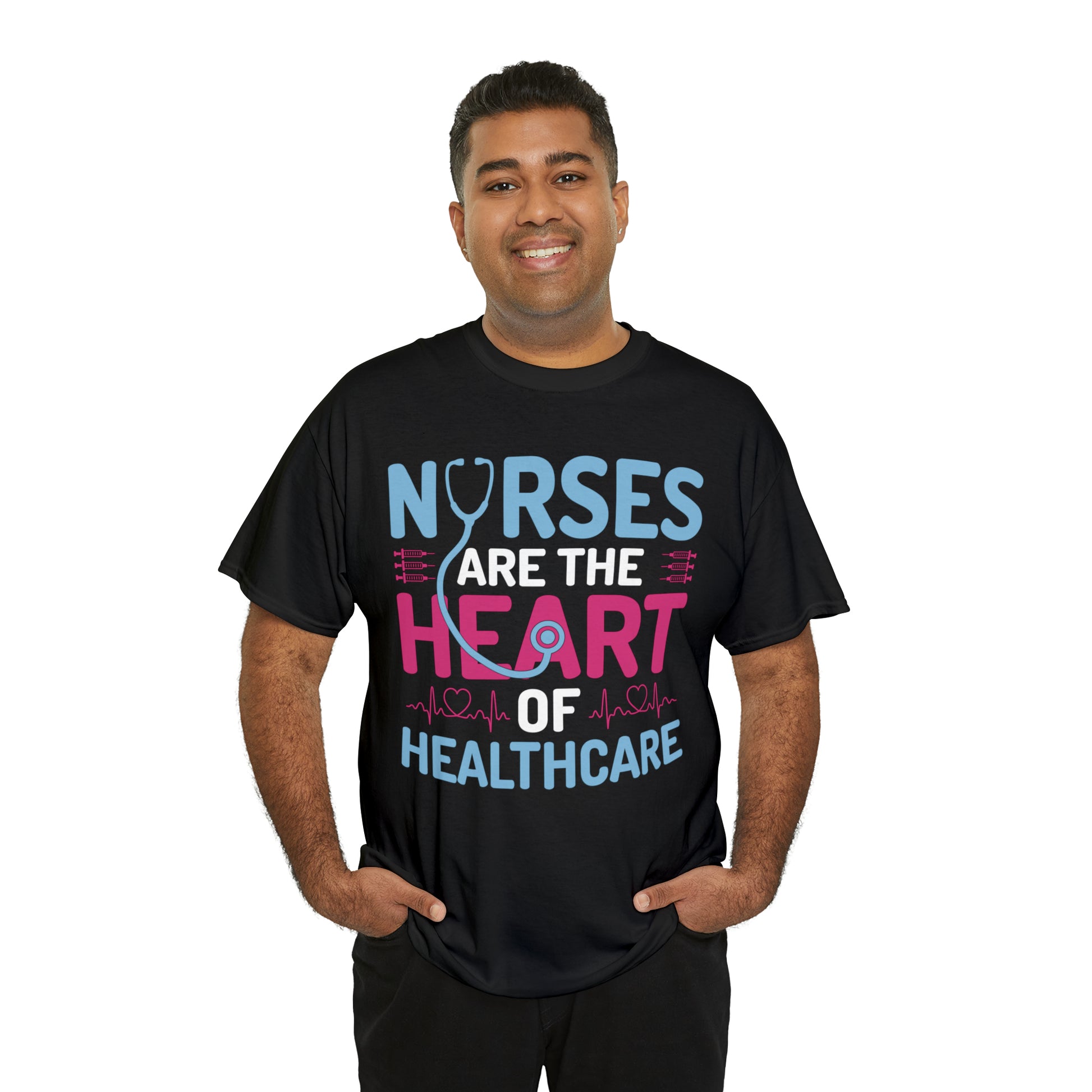 "Nurses Are The Heart Of Healthcare" T-Shirt - Weave Got Gifts - Unique Gifts You Won’t Find Anywhere Else!