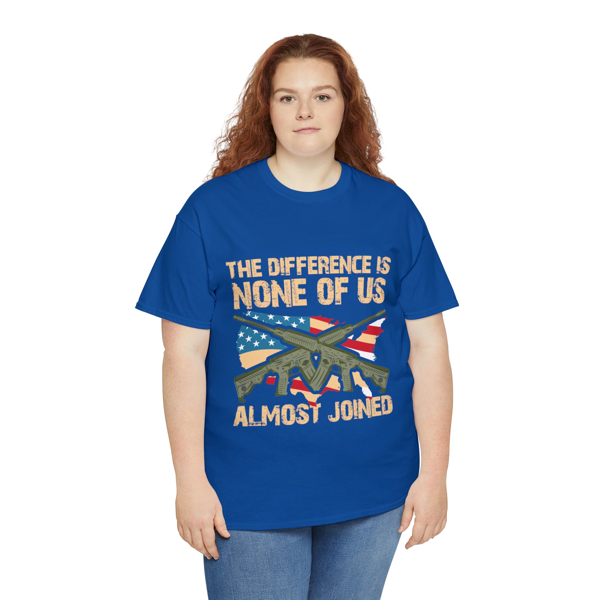 "None Of Us Almost Joined" Veteran T-Shirt - Weave Got Gifts - Unique Gifts You Won’t Find Anywhere Else!