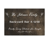 "Family Name Backyard Bar & Grill" Custom Sign - Weave Got Gifts - Unique Gifts You Won’t Find Anywhere Else!