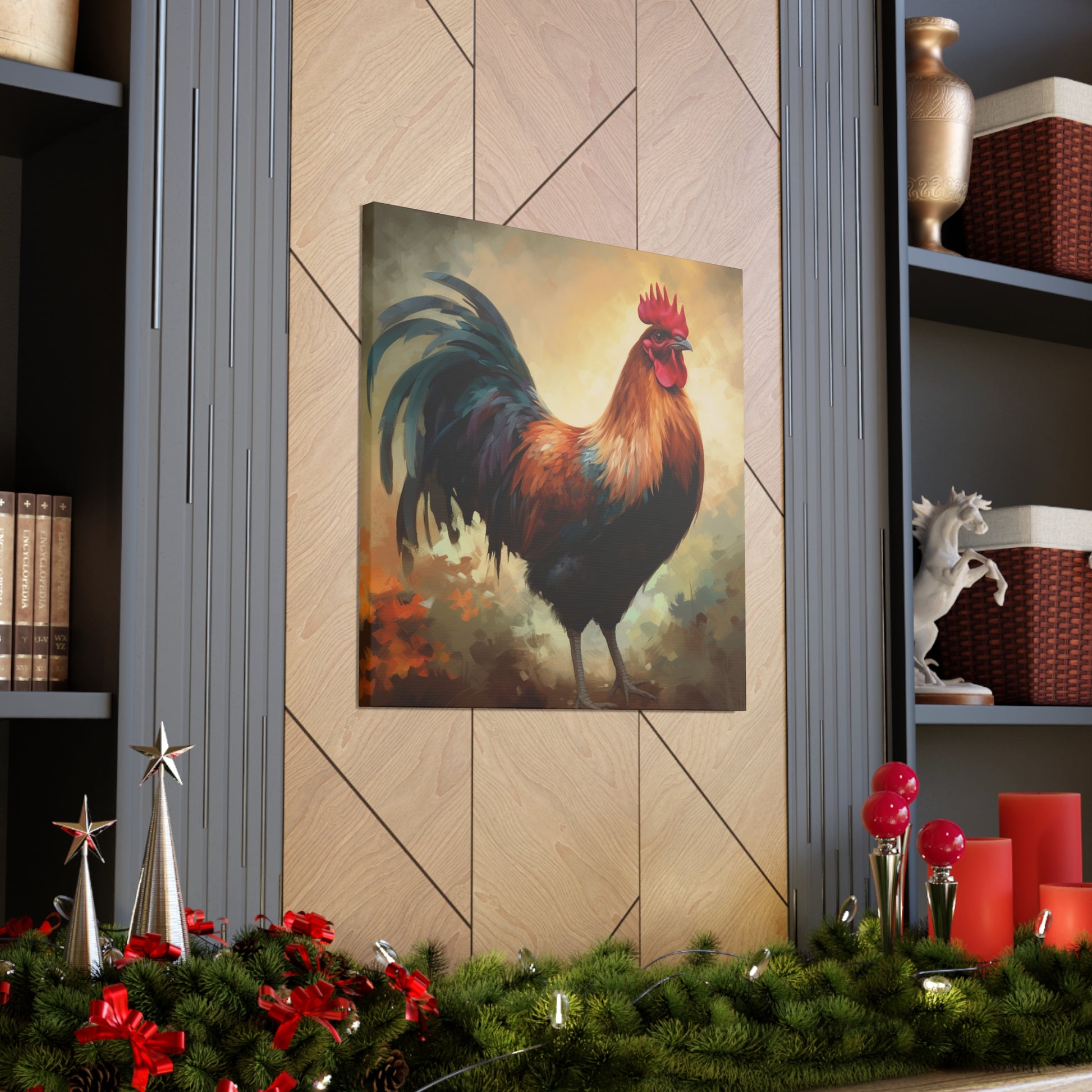 "Farm Rooster" Wall Art - Weave Got Gifts - Unique Gifts You Won’t Find Anywhere Else!