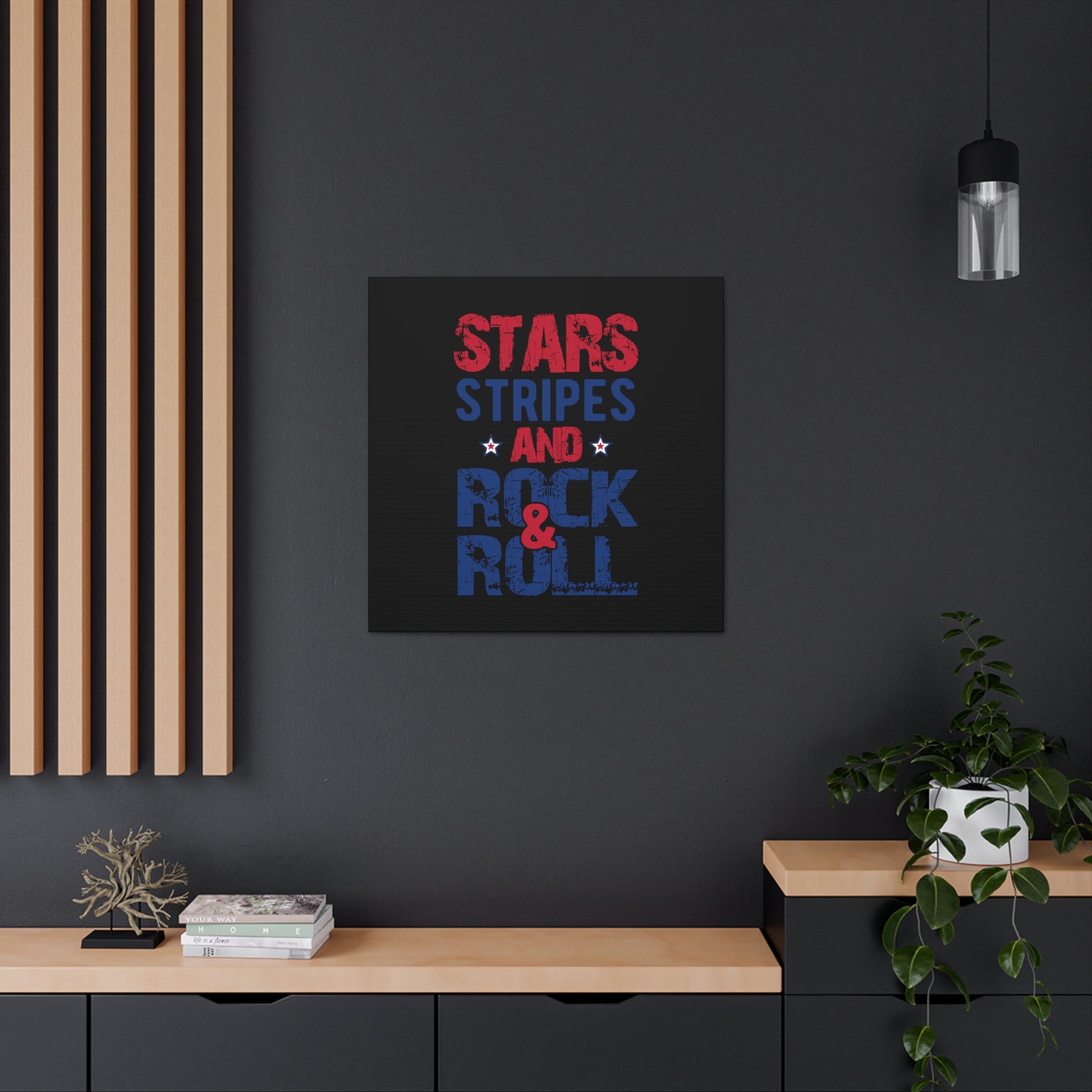 "Stars, Stripes And Rock & Roll" T-Shirt - Weave Got Gifts - Unique Gifts You Won’t Find Anywhere Else!