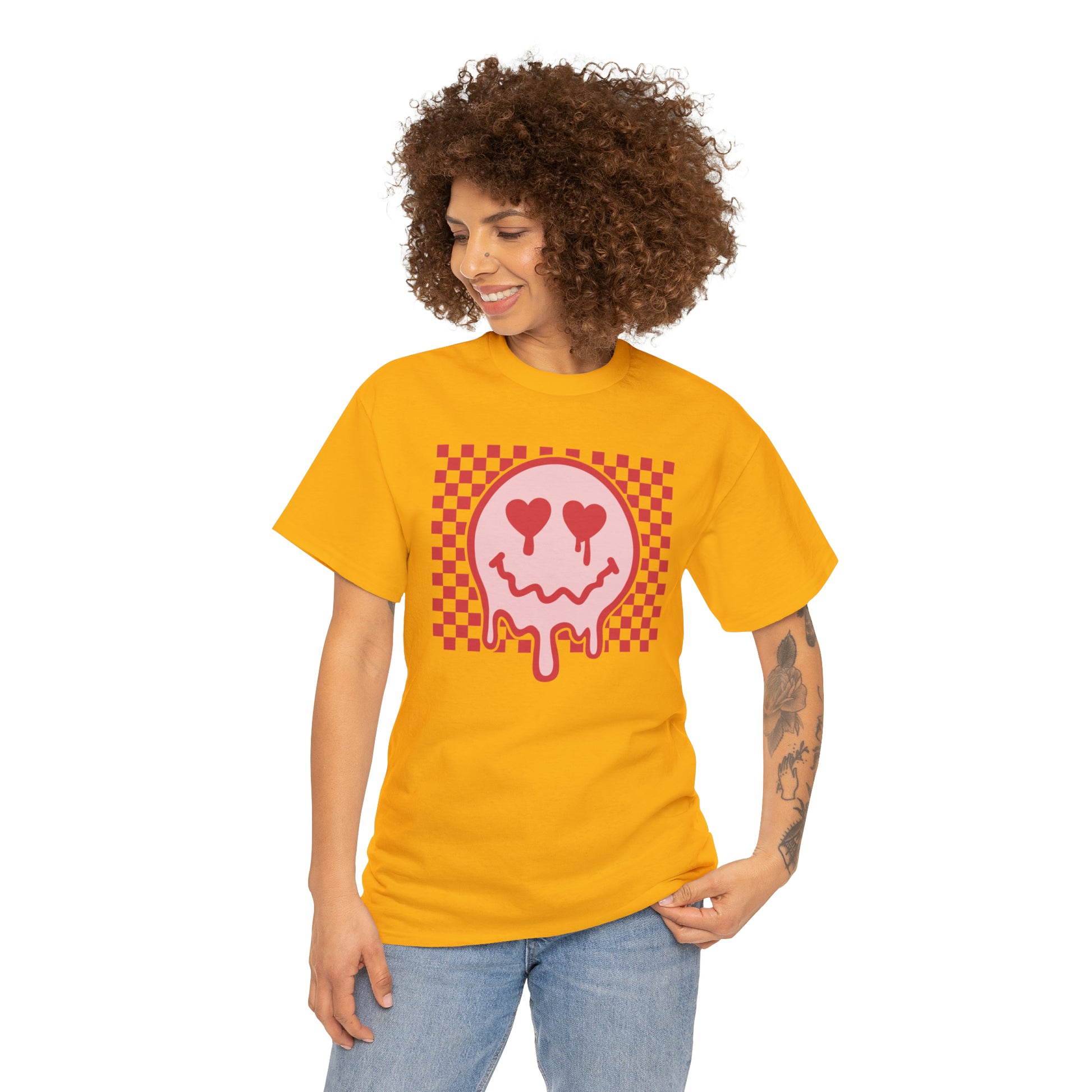 "Y2K Smiley Face" T-Shirt - Weave Got Gifts - Unique Gifts You Won’t Find Anywhere Else!