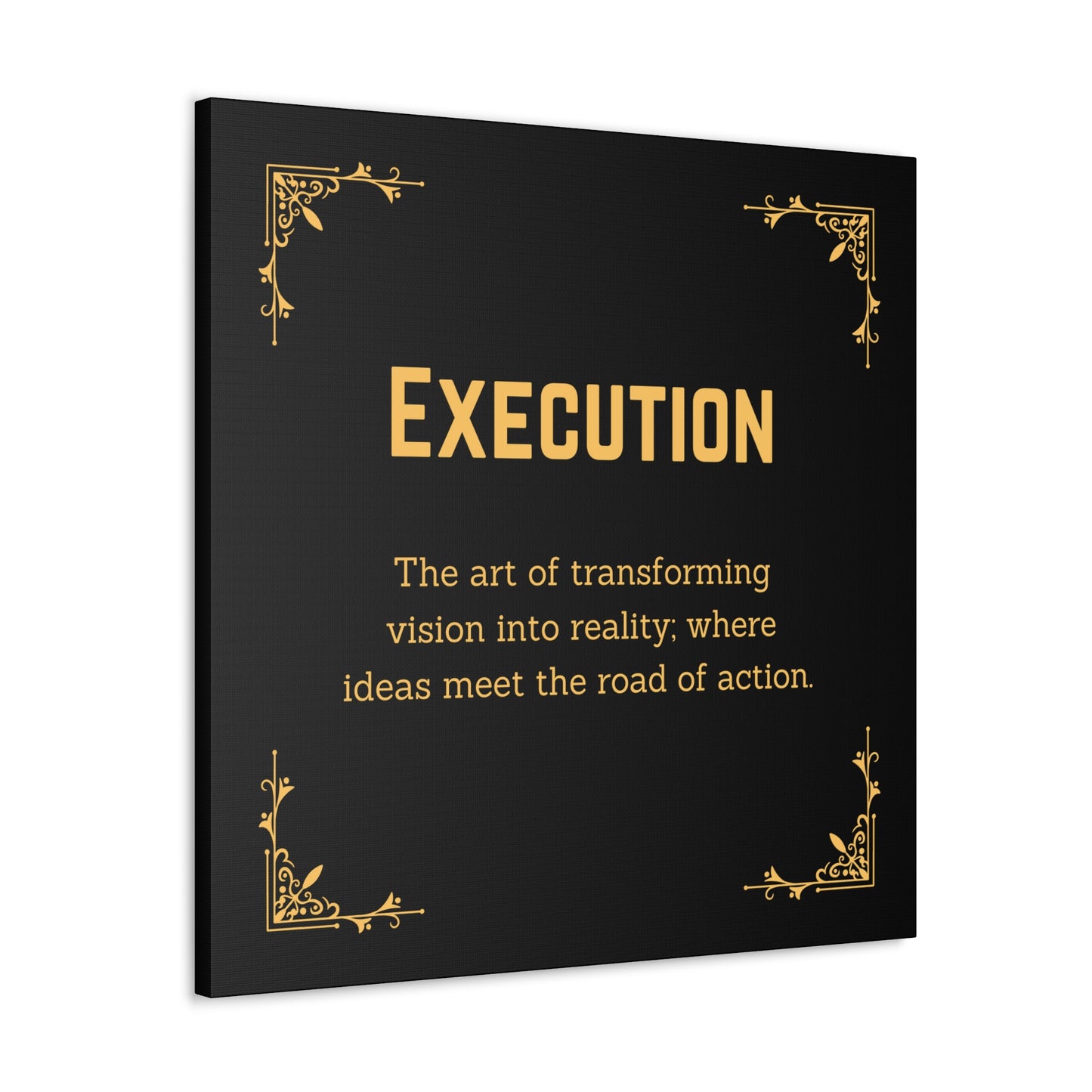 "Execution Motivation" Wall Art - Weave Got Gifts - Unique Gifts You Won’t Find Anywhere Else!