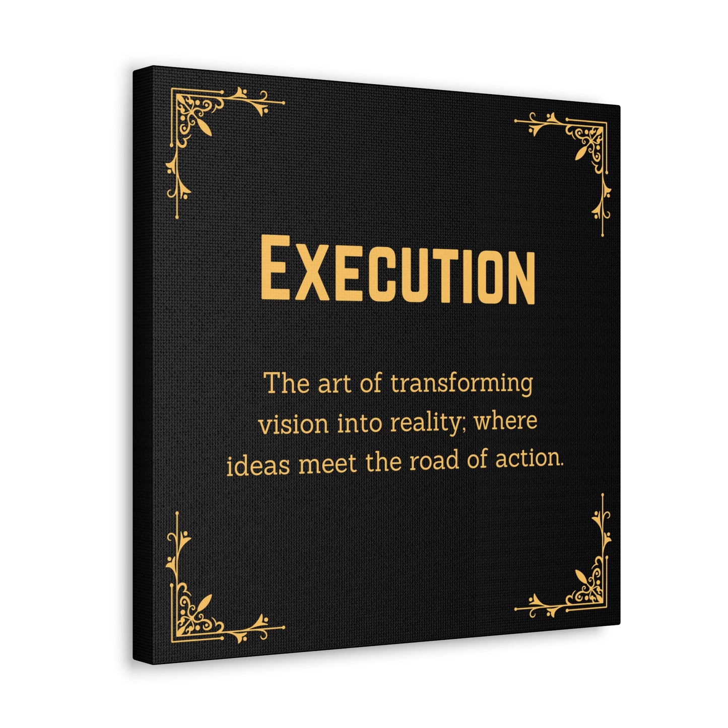 "Execution Motivation" Wall Art - Weave Got Gifts - Unique Gifts You Won’t Find Anywhere Else!