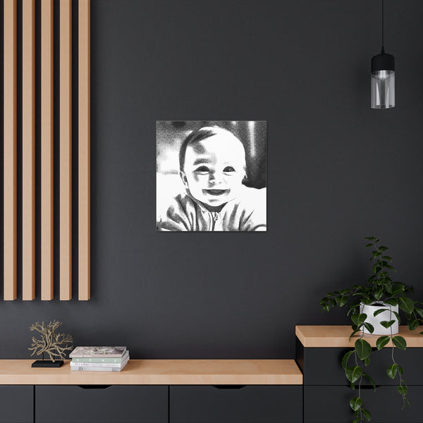 "Baby Photo Drawing" Custom Wall Art - Weave Got Gifts - Unique Gifts You Won’t Find Anywhere Else!