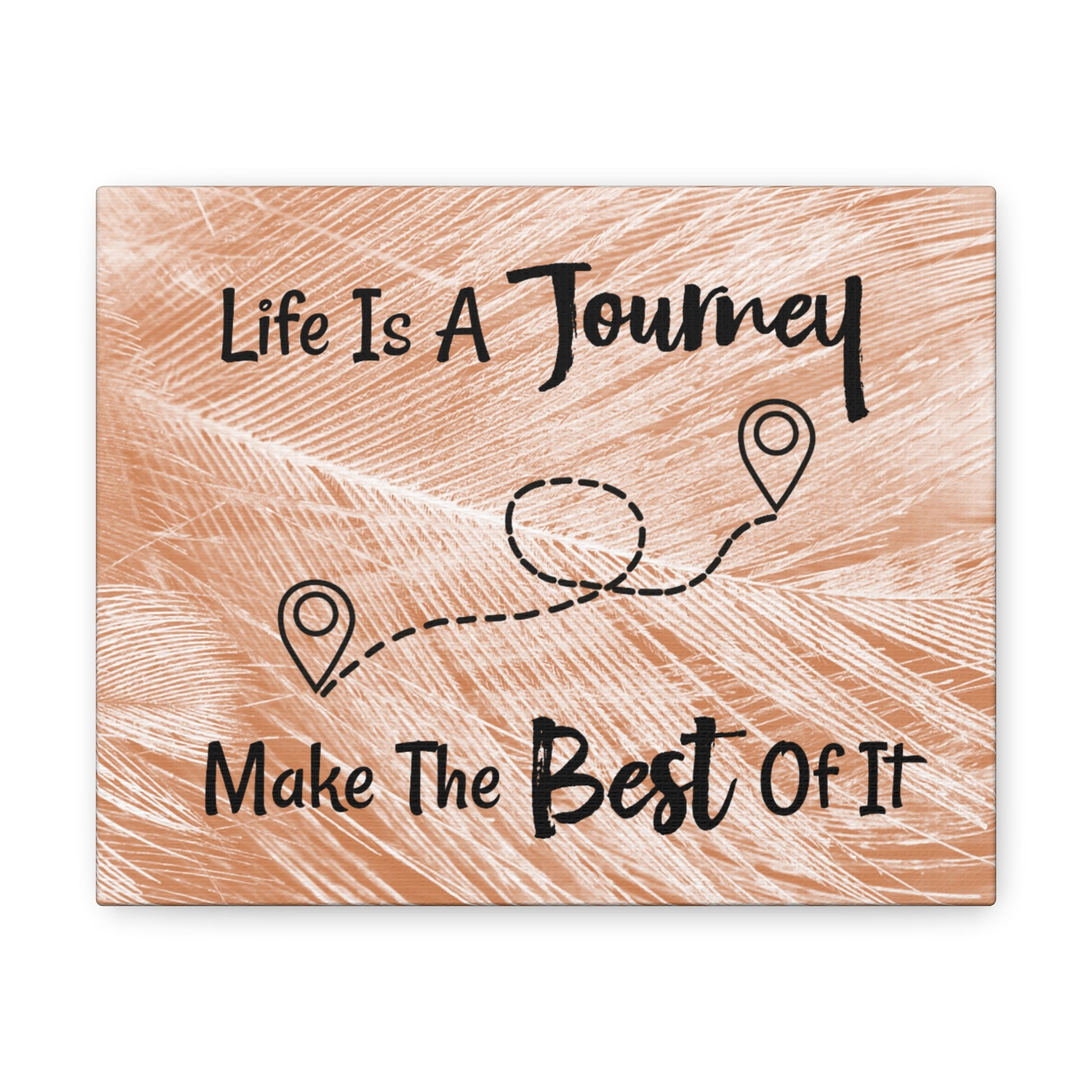 "Life Is A Journey, Make The Best Of It" Wall Art - Weave Got Gifts - Unique Gifts You Won’t Find Anywhere Else!