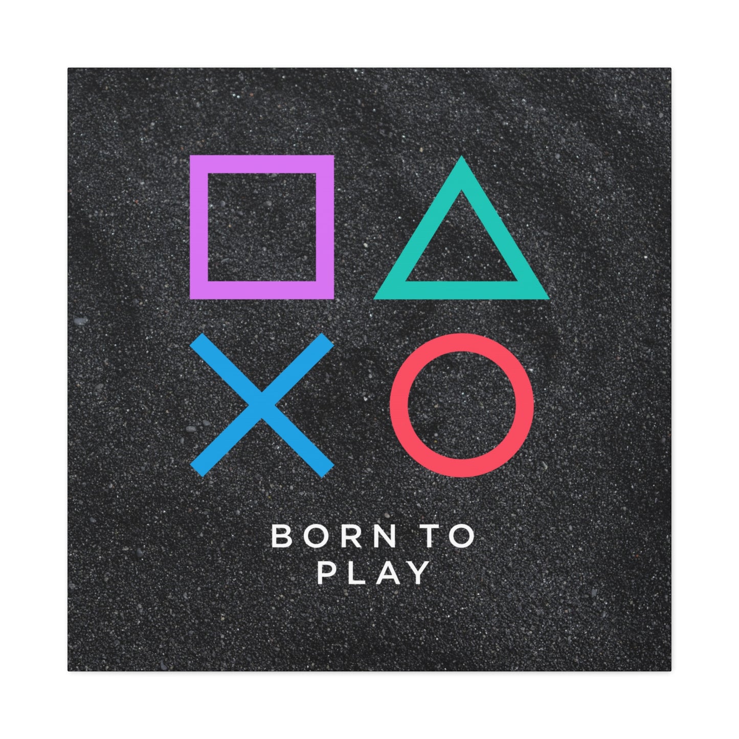 "Born to Play Gaming Canvas Gallery Wrap"